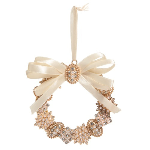 4.5” Brooch Wreath Ornament