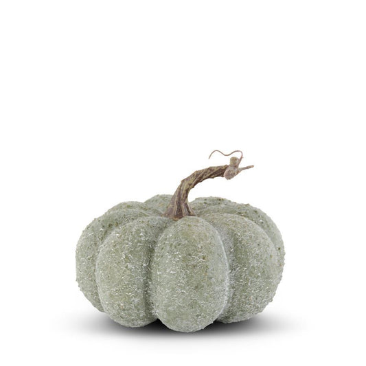 5.5” Whitewashed Textured Pumpkin