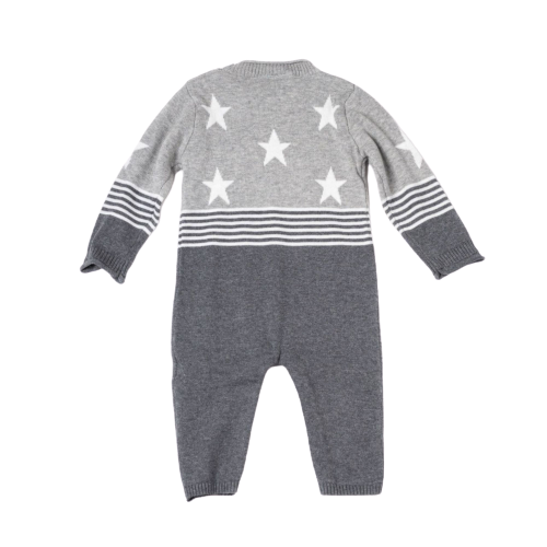 Stars and Stripes Sweater Romper - Baby: 0/3