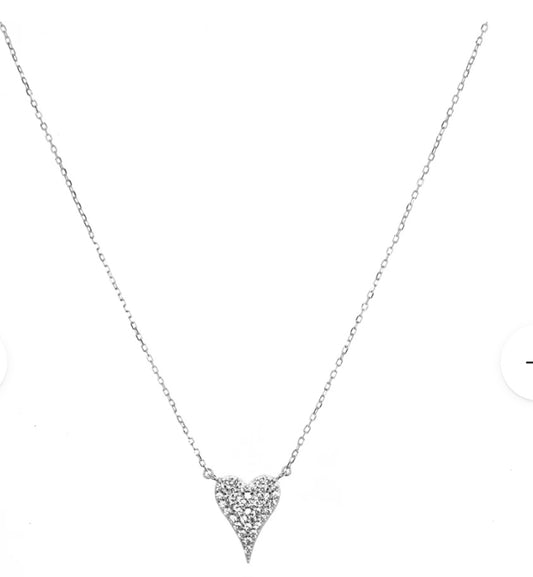 Crystal Heart Necklaces