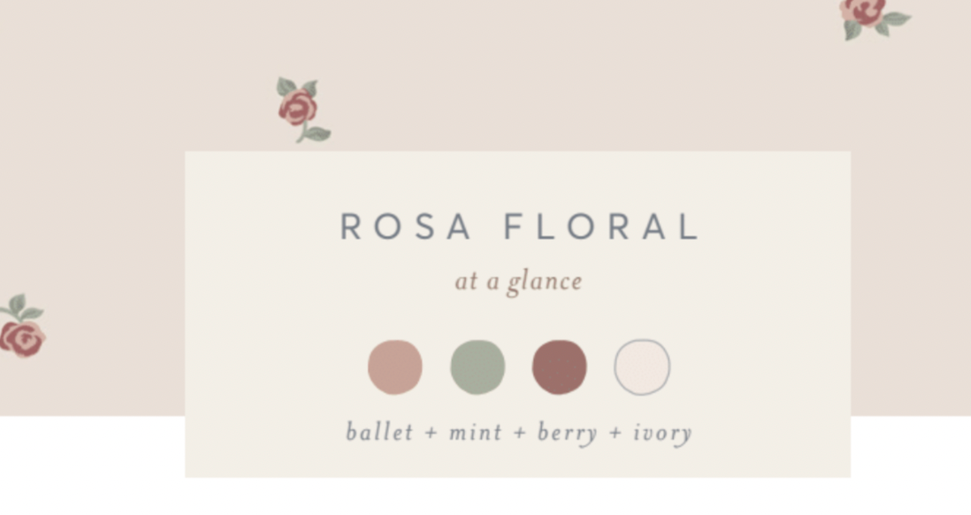 Colored Organics 3-6M - Organic Eva Pointelle Tank Bodysuit - Rosa Floral / Ballet: