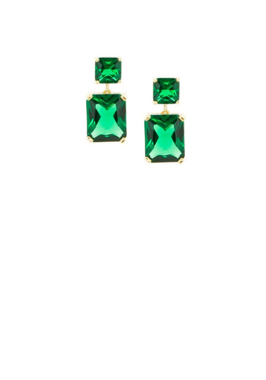 Emerald Cut Earrings