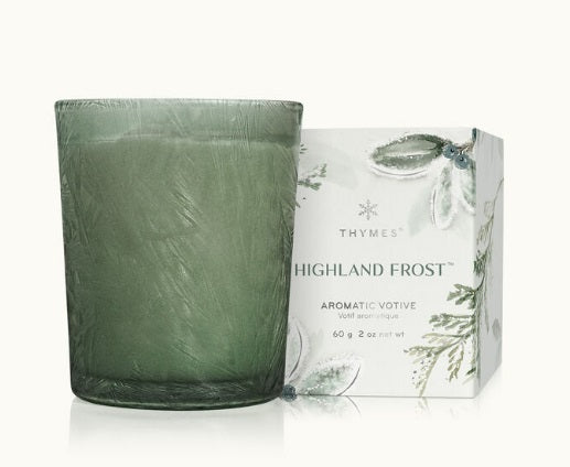 Highland Frosted Boxed Votive Candle 2oz