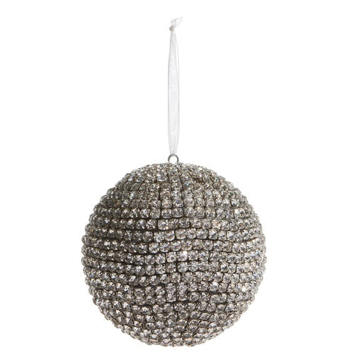 3.5” Pave Crystal Ornament